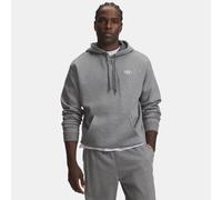 Felpa con cappuccio Under Armour Rival Fleece da uomo Castlerock Light Heather / Bianco M