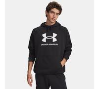 Felpa con cappuccio Under Armour Rival Fleece Logo da uomo Nero / Bianco XS
