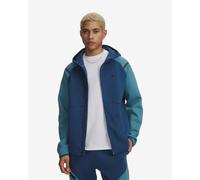 Felpa con cappuccio Under Armour Unstoppable Fleece blu turchese - M