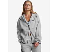 Under Armour Felpa con cappuccio Unstoppable Fleece Full Zip Donna Grigio chiaro XS