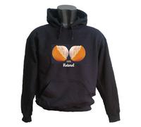 FELPA CON CAPPUCCIO UNISEX "100% NATURAL" T-shirt DONNA UOMO DIVERTENTE SEXY