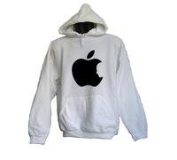FELPA CON CAPPUCCIO UNISEX "APPLE STEVE JOBS" MELA MACHINTOS IPHONE DONNA UOMO