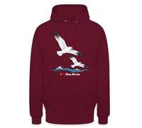 Felpa con cappuccio unisex con scritta "Möwen Liebe Anne Amrum" | Un design unico con gabbiani e il nome Anne Amrum, perfetto per gli amanti degli animali.