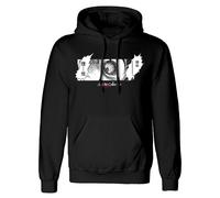 Felpa con Cappuccio Unisex Junji Ito Shock Nero