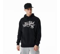 Felpa con Cappuccio Unisex New Era MLB Retro Graphic New York Yankees Nero