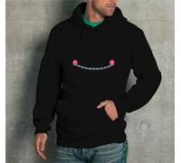 FELPA CON CAPPUCCIO UNISEX "PIERCING CAPEZZOLI " SENO FUNNY hot SEXY DONNA