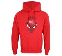 E_0002_D0800373 SpideR-Man Felpa con Cappuccio Unisex Spider-Man Spider Crest Ro