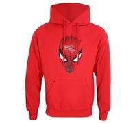Felpa con Cappuccio Unisex Spider-Man Spider Crest Rosso