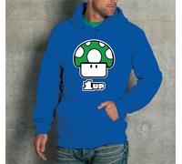 FELPA CON CAPPUCCIO UNISEX "SUPER MARIO 1UP" T-shirt DONNA UOMO