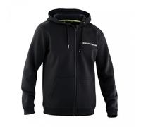Felpa con Cappuccio Unisex Zip con Logo EDELRID Red Chili Sportiva Casual Cotone Biologico Night