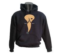 FELPA CON CAPPUCCIO UNISEX "ZIP con SENO" Divertente FUNNY hot SEXY DONNA