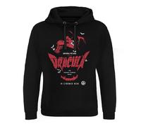 Felpa Con Cappuccio Universal Monsters Dracula Horrrow Show Nero Unisex