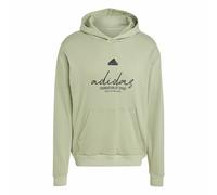 Felpa con Cappuccio Uomo Adidas Brand Love French Terry Hoodie Verde Verde Ch