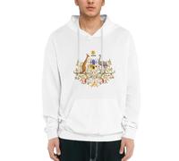 Felpa con Cappuccio Uomo Commonwealth dell'Australia Emblema Nazionale Pile Indossabile Pullover Felpe per Donne Uomini Comode Soffici con Cappuccio Casual Outdoor Pullover Sweatshirts