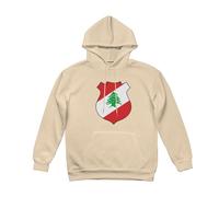 Felpa con Cappuccio Uomo Libano Emblema Nazionale Pile Indossabile Pullover Felpe per Donne Uomini Comode Soffici con Cappuccio Casual Outdoor Pullover Sweatshirts