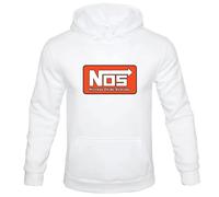 Felpa con cappuccio uomo NOS Nitrous Oxide Systems The Fast and The Furious