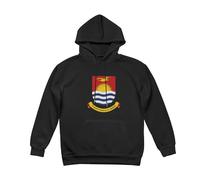Felpa con Cappuccio Uomo Repubblica di Kiribati Emblema Nazionale Pile Indossabile Pullover Felpe per Donne Uomini Comode Soffici con Cappuccio Casual Outdoor Pullover Sweatshirts