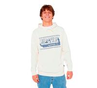 Felpa con Cappuccio Uomo Rip Curl Down The Line Hood Bianco