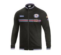 Felpa con Cappuccio Uomo Sparco Martini Racing Nero