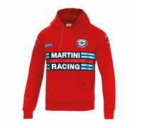 Sparco 01279MRRS Felpa Lavoro Cappuccio Hoodie Martini Racing Rosso