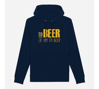 Felpa Con Cappuccio Uomo - TO BEER OR NOT TO BEER. Felpa Colore Blu Marino
