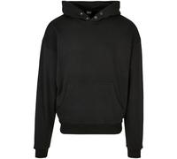 Urban Classics Snap Hoodie Felpa con Cappuccio, Nero, M Uomo