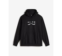 Felpa con cappuccio Vans Determined Pullover nero bianco - M