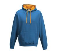 Felpa Con Cappuccio Varsity A Colori Contrastanti S-5XL