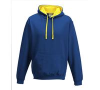 Felpa Con Cappuccio Varsity A Colori Contrastanti S-5XL
