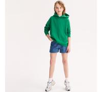 Felpa con cappuccio Verde 12 anni - 150 cm Tinta unita