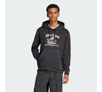 adidas Originals - Wabash - Felpa con cappuccio nera con grafica-Nero S