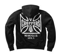 Felpa con cappuccio WCC Dominator nera taglia 3XL