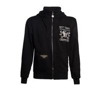 Felpa con cappuccio WCC High Speed nera, 3XL