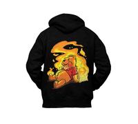 Felpa con Cappuccio Winnie the Pooh Streetwear Urban Uomo Donna Bambino Ragazzi