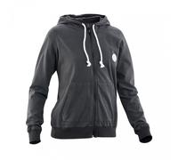 Felpa con Cappuccio Wo Bege Zip Hoody in Cotone Colore Obsidian Taglia S
