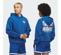 Adidas Originals World Wide Hoops Hoodie Blu XS