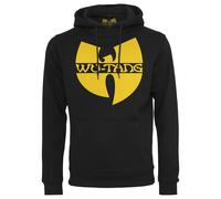 Felpa con cappuccio Wu-wear logo chest Noir S