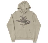 Felpa Con Cappuccio Yellowstone Ufficiale - Not My First Rodeo Khaki Uomo