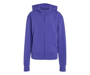 Felpa con cerniera a cappuccio da donna adidas D4T Violet M
