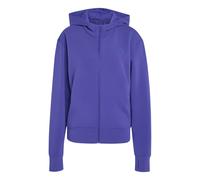 adidas Donna D4T Workout Full Zip Hooded Sweatshirt, Pure Purple, S