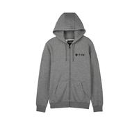 FOX Absolute Felpa con cappuccio con zip, grigio, Taglia XL