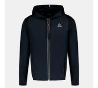 Felpa con cerniera a cappuccio Le Coq Sportif Coq D'argent N°1 Bleu L