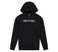 Troy Lee Designs Signature, felpa con cappuccio e zip M male Nero/Bianco