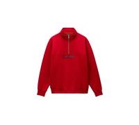 Felpa con cerniera a metà Napapijri Box Rouge 2XL
