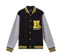 Felpa Con Cerniera Cotton Brushed Harry Potter Hufflepuff NERO - L | UNISEX