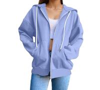 Felpa con Cerniera Donna, Hoodie Donna Palestra Slim Manica Lunga Bodybuilding Felpe con Cappuccio E Spandex con Stampa a Lettere Felpa Streetwear Donna per La Vita Quotidiana E Lo Sport