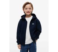Tommy Hilfiger - Tonal Flag Zip Throu Blu - Abbigliamento 14A Blu