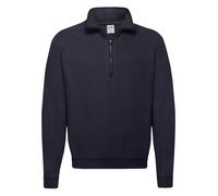 Felpa Con Collo Fruit of the Loom Con Zip S-3XL