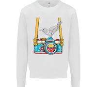 Felpa Con Fotografo Di Uccelli Per Bambini