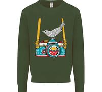 Felpa Con Fotografo Di Uccelli Per Bambini